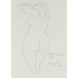 Picasso, Pablo. Femme nue de Dos.