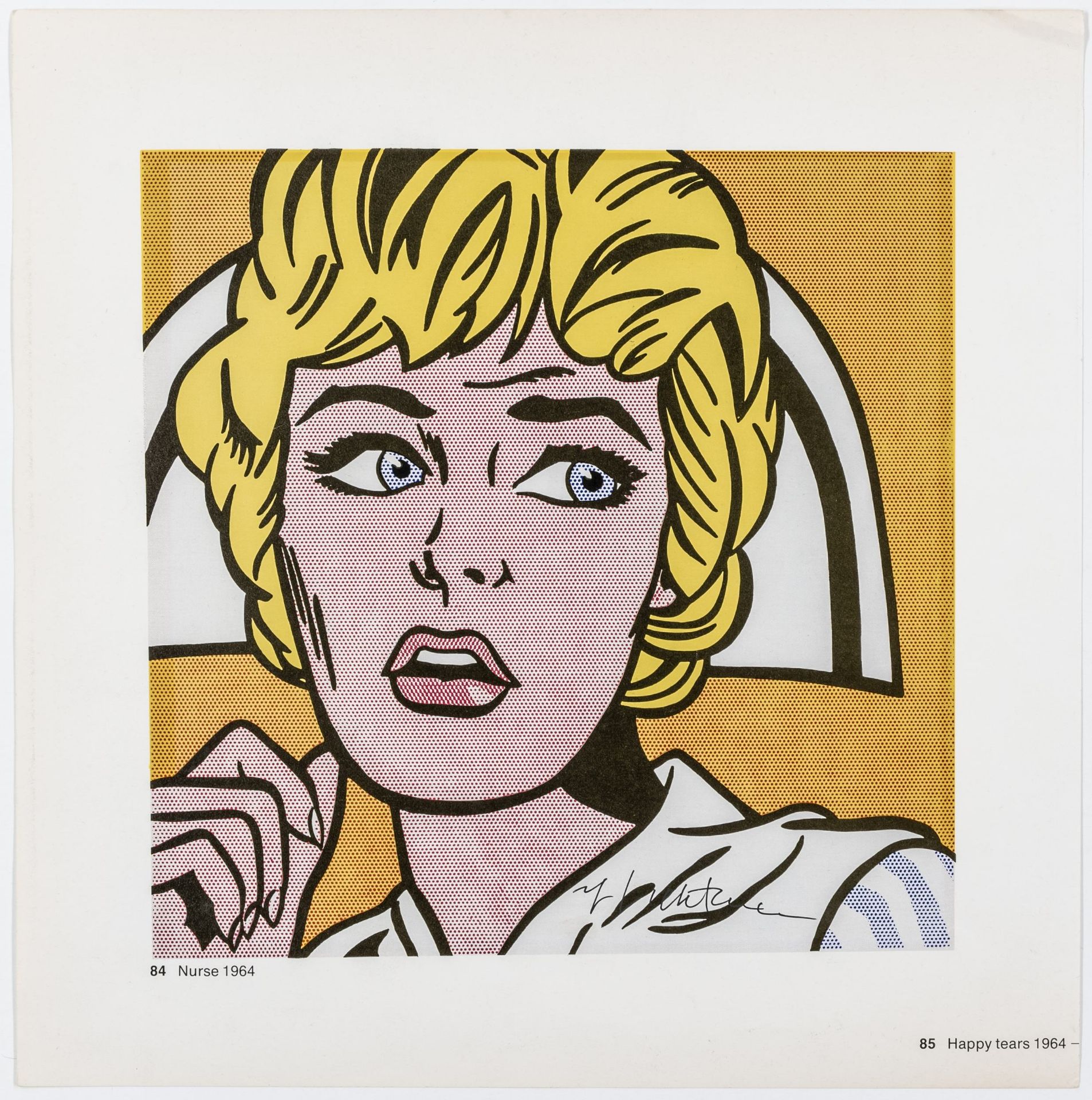 Lichtenstein, Roy. Nurse. Offsetdruck - Image 2 of 2