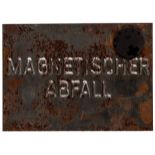 Beuys, Joseph. Magnetischer Abfall.