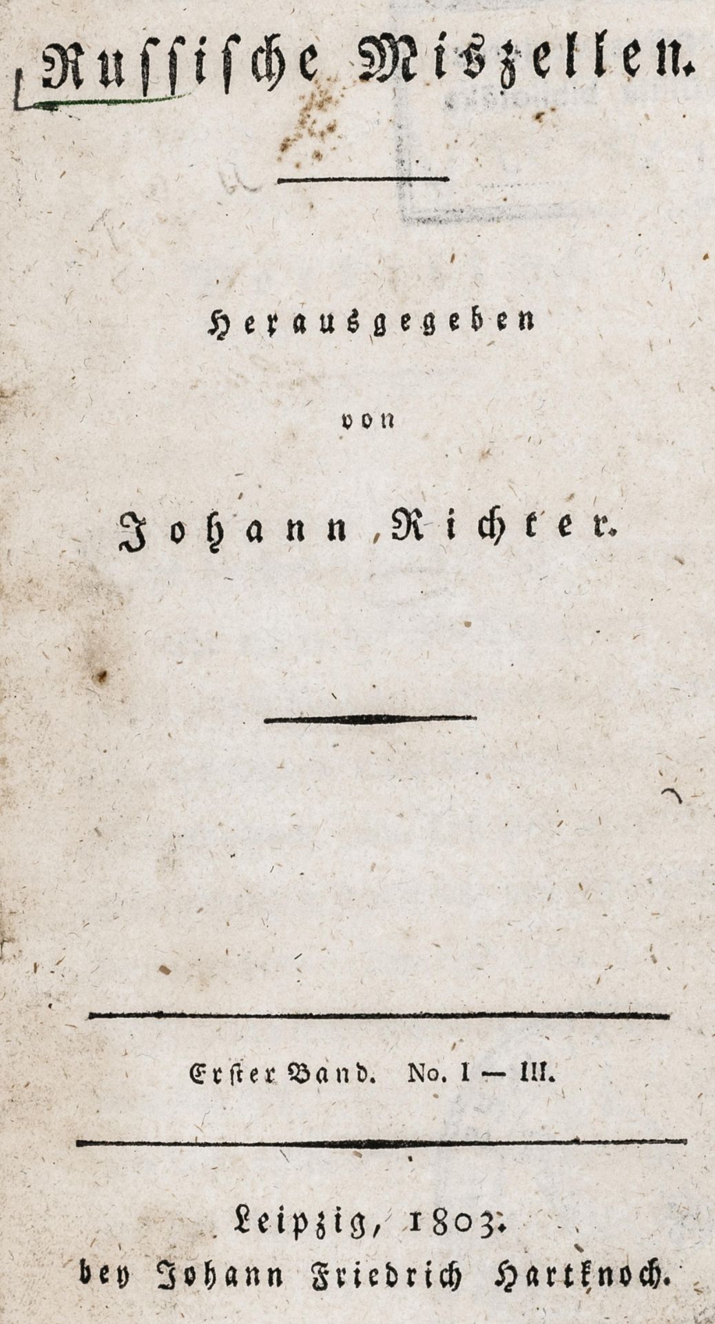 Richter, Johann (Hrsg.). Russische - Bild 3 aus 3