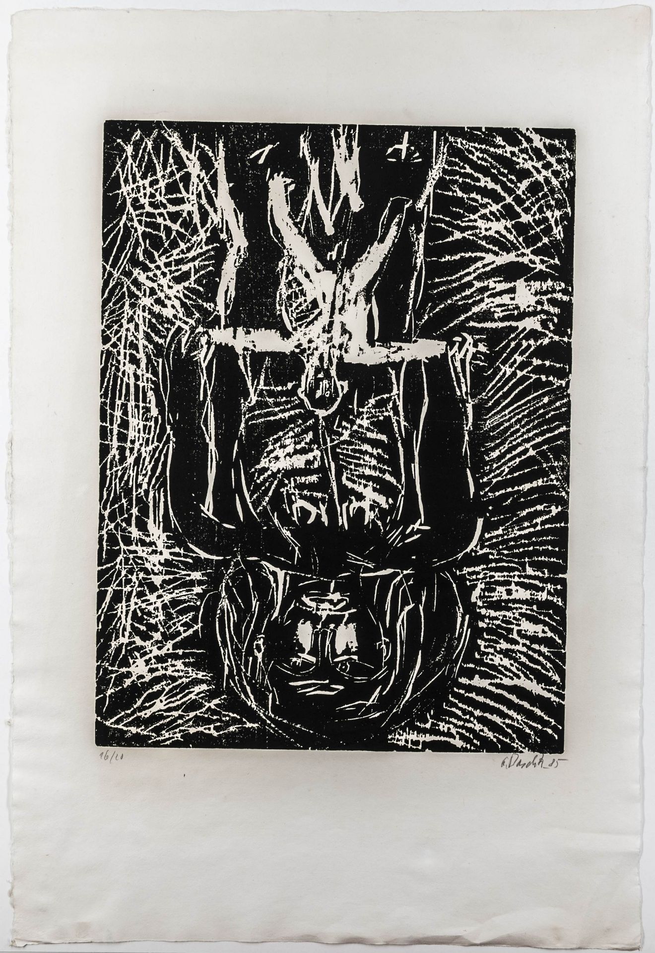 Baselitz, Georg. Schwarze Mutter, - Image 2 of 2