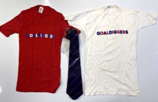 ELTON JOHN - ORIGINAL 'GOALDIGGERS SONG' PROMOTIONAL ITEMS.