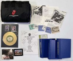 ASSORTED MUSIC MEMORABILIA - ROLLING STONES / STEVE WINWOOD SIGNED ITEMS.