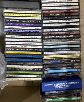 CD COLLECTION (PLUS CASSETTES) INCLUDING BOB DYLAN RELEASES