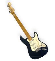 1991 MADE IN USA FENDER STRATOCASTER ELECTRIC GUITAR.