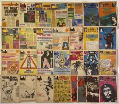 1970S COUNTER CULTURE MAGAZINE - COMPLETE RUN OF 'INK'.