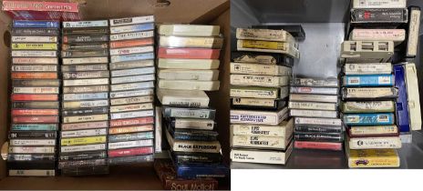 CLASSIC ROCK / POP- CASSETTE AND 8 TRACK COLLECTION.
