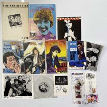 MUSIC MEMORABILIA INC EVERLY BROTHERS / NICK LOWE SIGNED ITEMS / PAUL WELLER POETRY BOOK ETC.