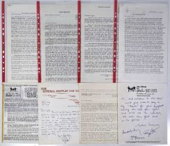 THE BEATLES FAN CLUB AREA SECRETARY NEWSLETTERS/LETTERS - SCOTLAND