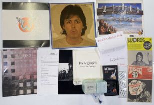 WINGS/MCCARTNEY TOUR ITEMS.