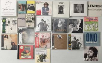 JOHN LENNON/ YOKO ONO - CD COLLECTION (PROMOS/ JAPANESE/ CASSETTES)