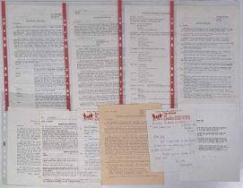 THE BEATLES FAN CLUB AREA SECRETARY LETTERS/NEWSLETTERS - SUFFOLK.