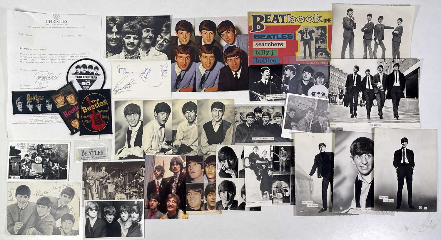 THE BEATLES MEMORABILIA ITEMS.