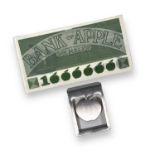 APPLE CORPS MONEY CLIP & BANK NOTE.