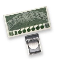 APPLE CORPS MONEY CLIP & BANK NOTE.