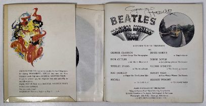 THE BEATLES - GEORGE HARRISON SIGNED MAGICAL MYSTERY TOUR EP.