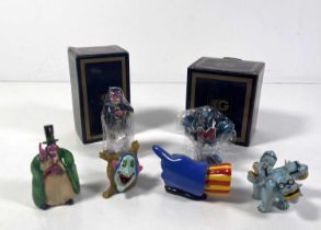 SIX GARTLAN 'YELLOW SUBMARINE' CHARACTER FIGURINES.