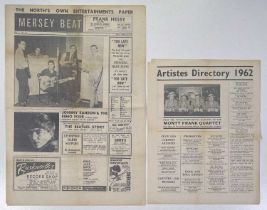 ORIGINAL MERSEY BEAT NEWSPAPER - VOL 2 NUMBER 51 - BEATLES COVER.