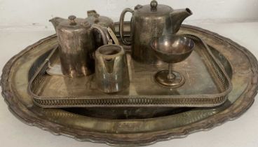 BBC COLLECTION - BBC SERVING TRAY AND TEA SET.