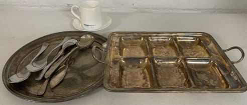 BBC COLLECTION - ORIGINAL BBC CUTLERY AND SERVING TRAYS.
