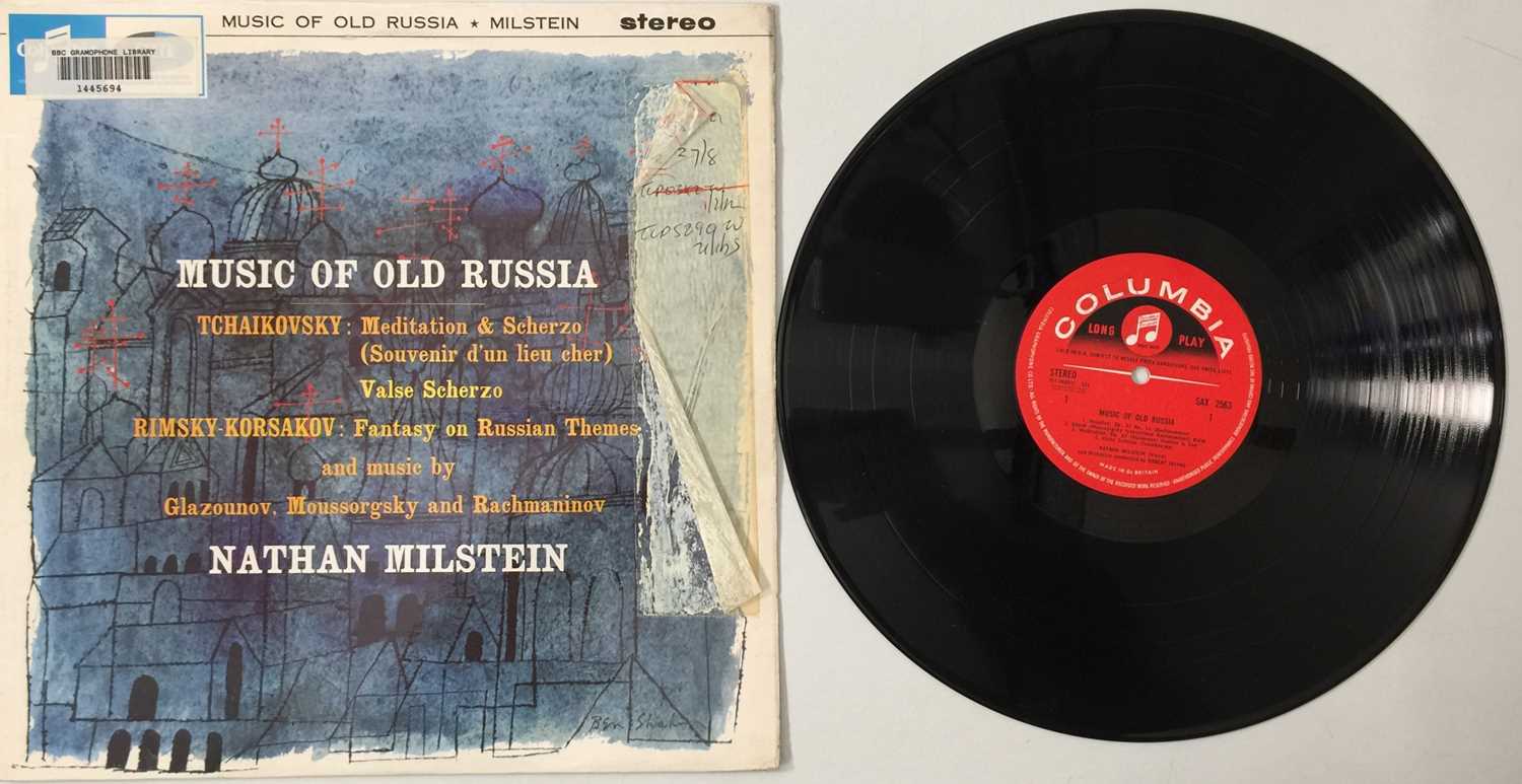 NATHAN MILSTEIN - MUSIC OF OLD RUSSIA LP (ORIGINAL UK STEREO RECORDING - COLUMBIA SAX 2563)