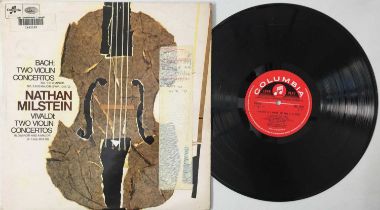 NATHAN MILSTEIN - BACH TWO VIOLIN CONCERTOS LP (ORIGINAL UK STEREO RECORDING - COLUMBIA SAX 5285)