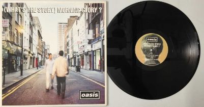 OASIS - (WHAT'S THE STORY) MORNING GLORY LP (UK ORIGINAL - MPO PRESSING - CRE LP 189)