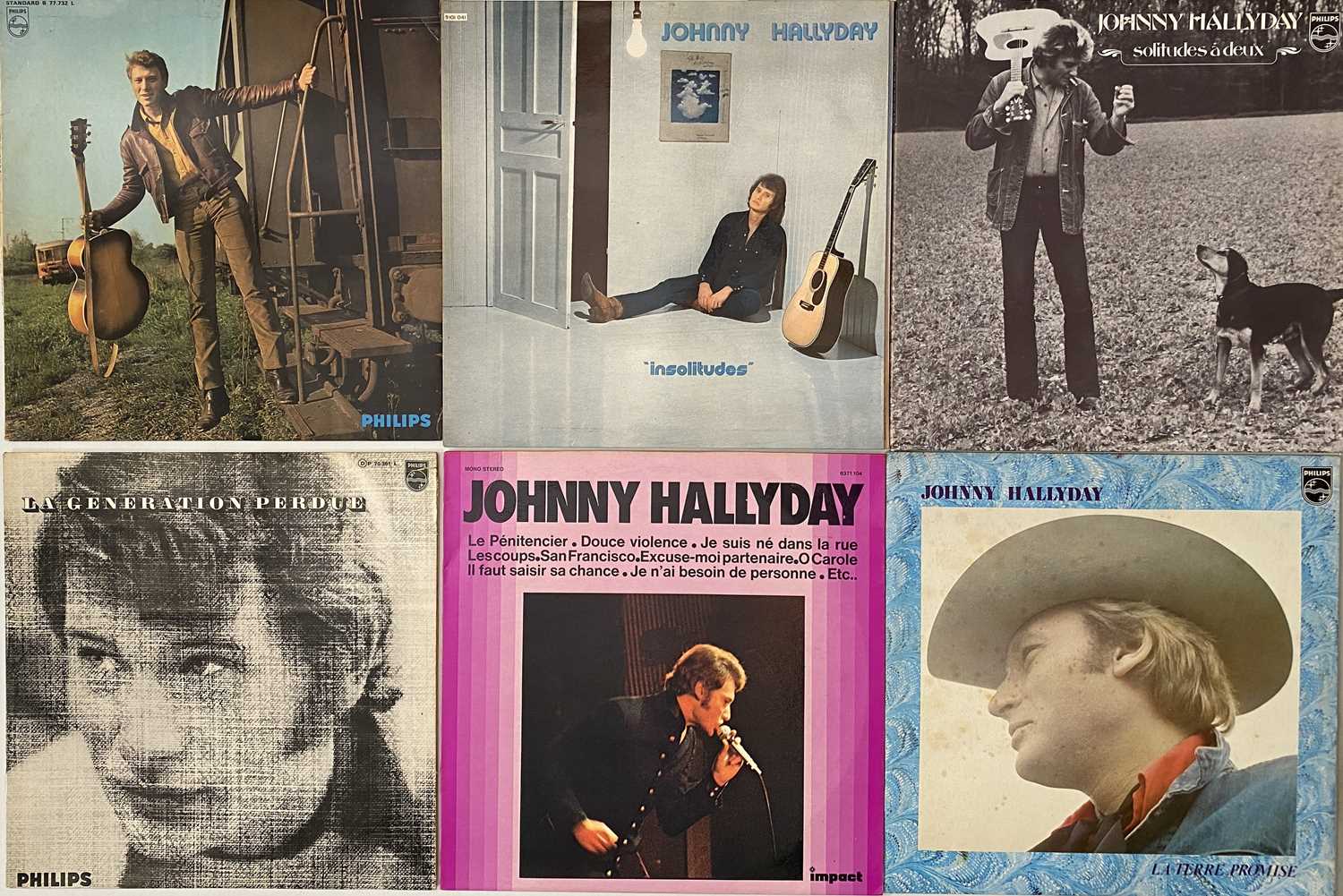 JOHNNY HALLYDAY - LP/ CD BOX SET COLLECTION (MANY NEW & SEALED)