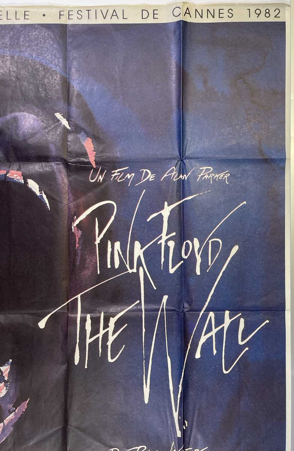 PINK FLOYD - ORIGINAL 1982 CANNES 'THE WALL' BILLBOARD SIZE POSTER. - Image 4 of 5