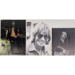 CLASSIC ROCK AUTOGRAPHS - JIMMY PAGE / JOHN DENVER / LOU REED.