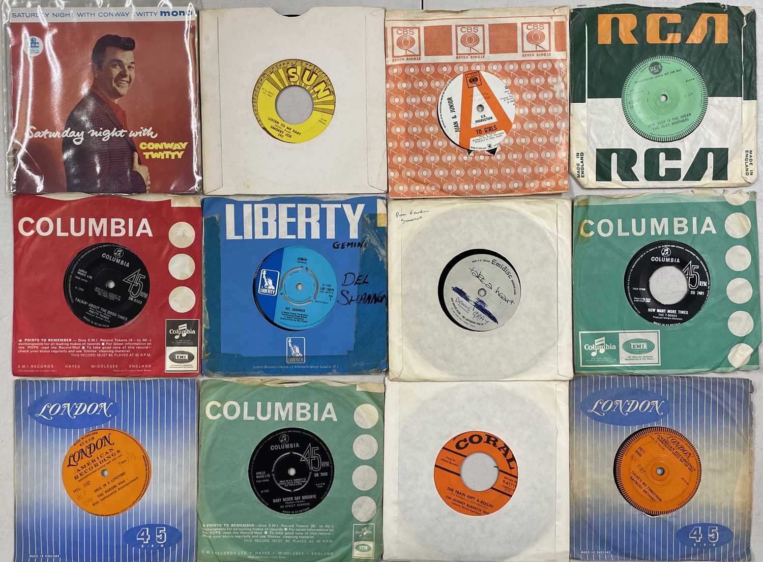 60s 7" (INC. PSYCH/GARAGE/MOD) - MANY RARITIES INC. DEMOS