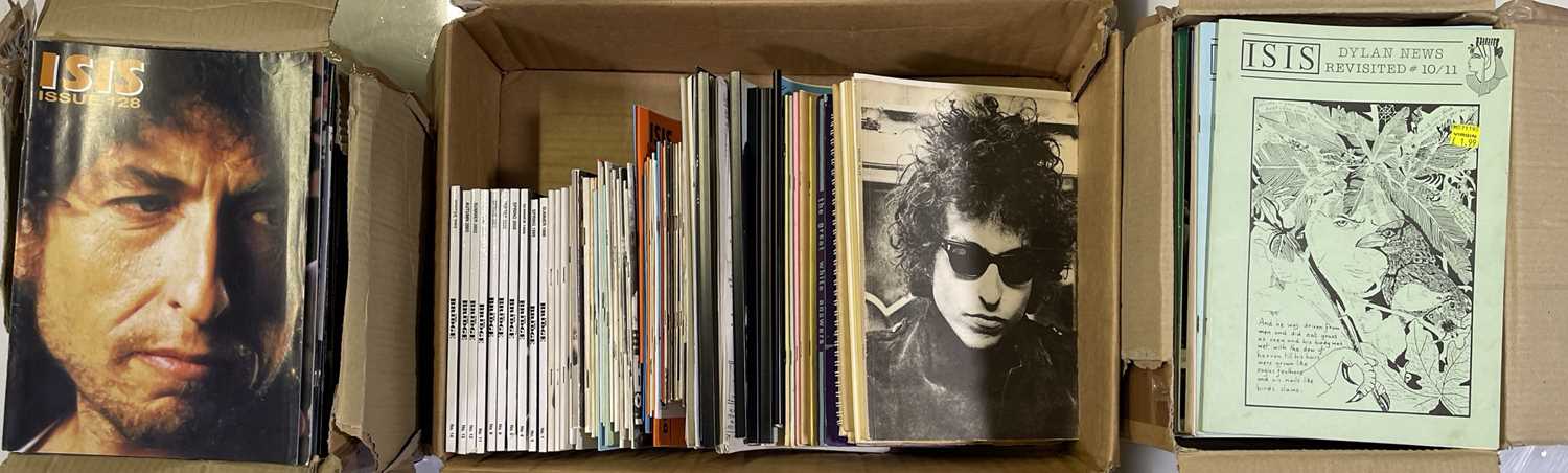 BOB DYLAN - LARGE COLLECTION OF ZINES AND PUBLICATIONS INC ISIS.