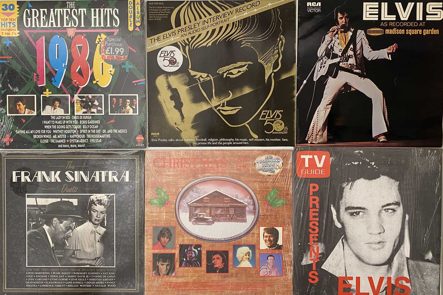 ELVIS PRESLEY - LP COLLECTION (PRIVATE/ COMPS)