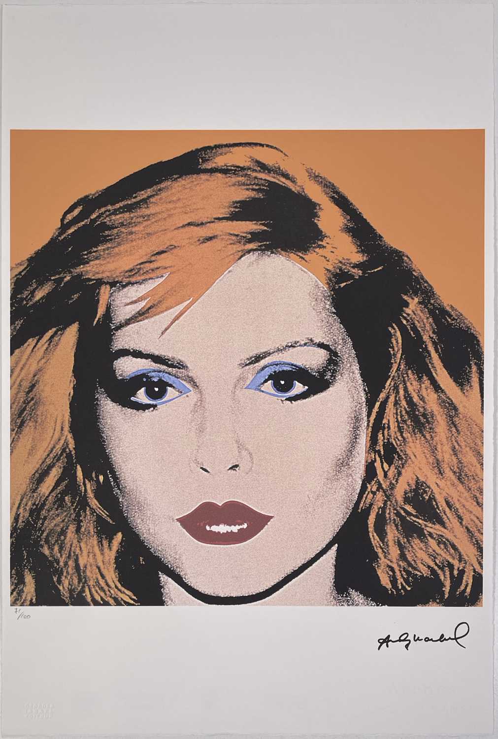 DEBBIE HARRY / BLONDIE - ORIGINAL ANDY WARHOL GEORGES ISRAEL LIMITED EDITION PRINT.