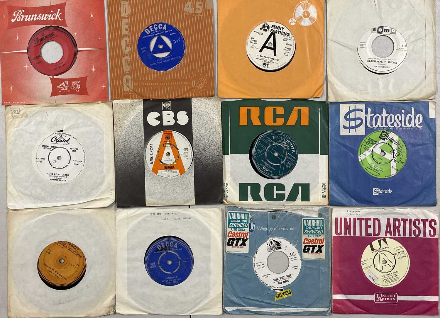 60s 7" (INC. PSYCH/GARAGE/MOD) - MANY RARITIES INC. DEMOS. - Image 3 of 4