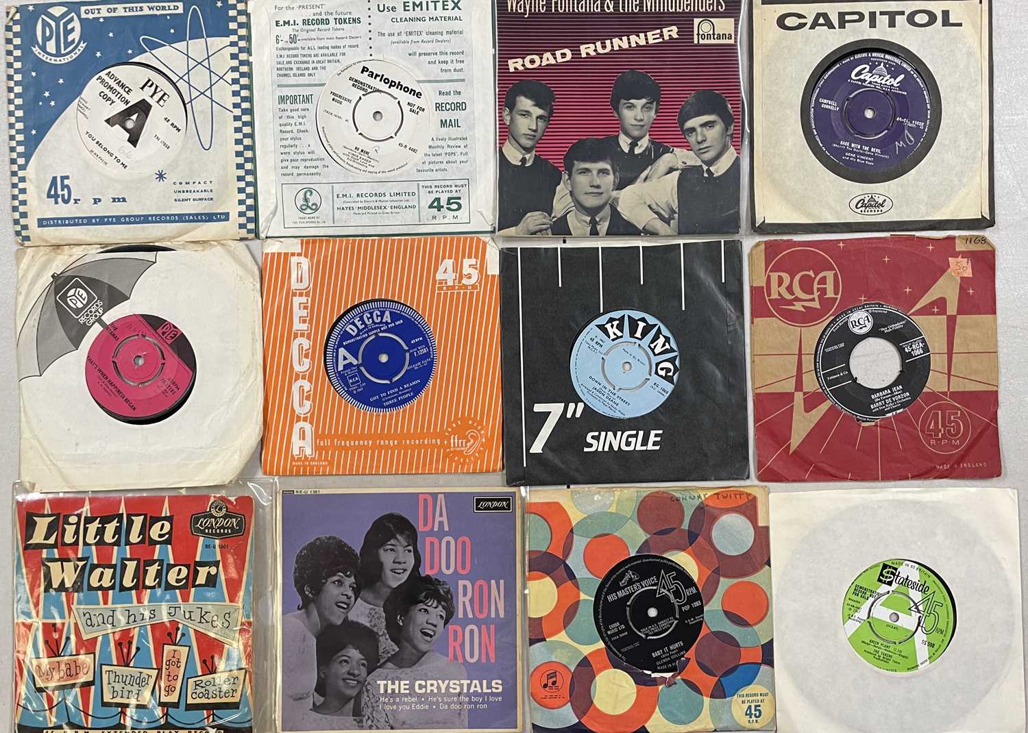 60s 7" (INC. PSYCH/GARAGE/MOD) - MANY RARITIES INC. DEMOS.