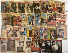 MUSIC MAGAZINE COLLECTION INC PUNK ERA NME AND SID VICIOUS RECORD MIRROR HEADLINE.