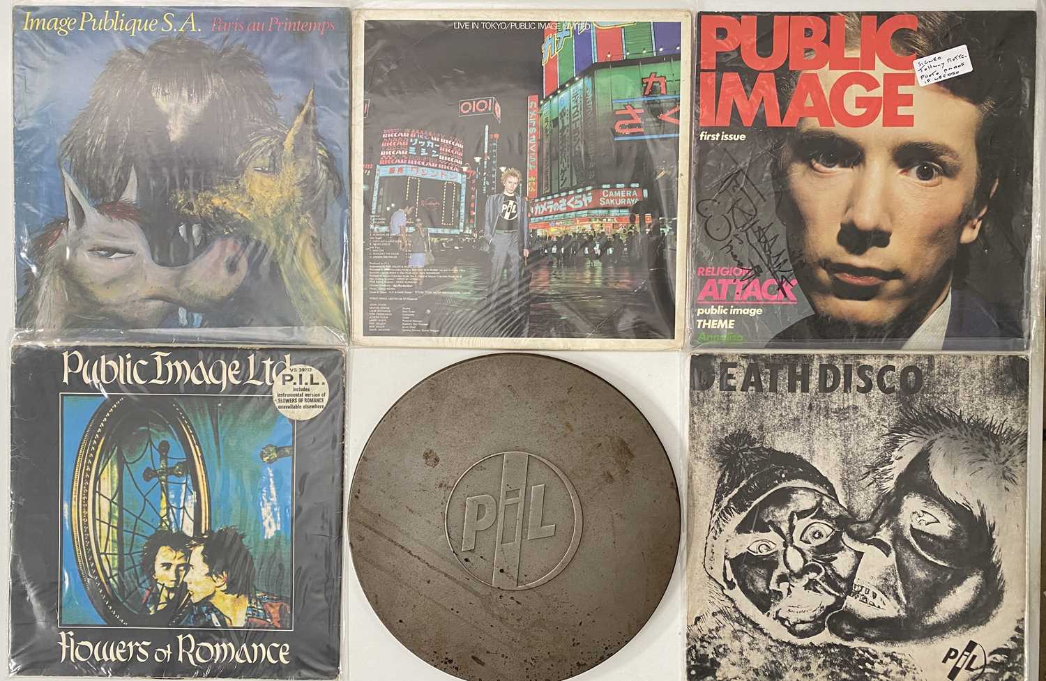 PUBLIC IMAGE LTD / PUNK - LP / 12" PACK (INC METAL BOX & JOHNNY ROTTEN SIGNED)