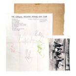 THE ROLLING STONES - OFFICIAL FAN CLUB LETTER WITH SECRETARIAL SIGNATURES.