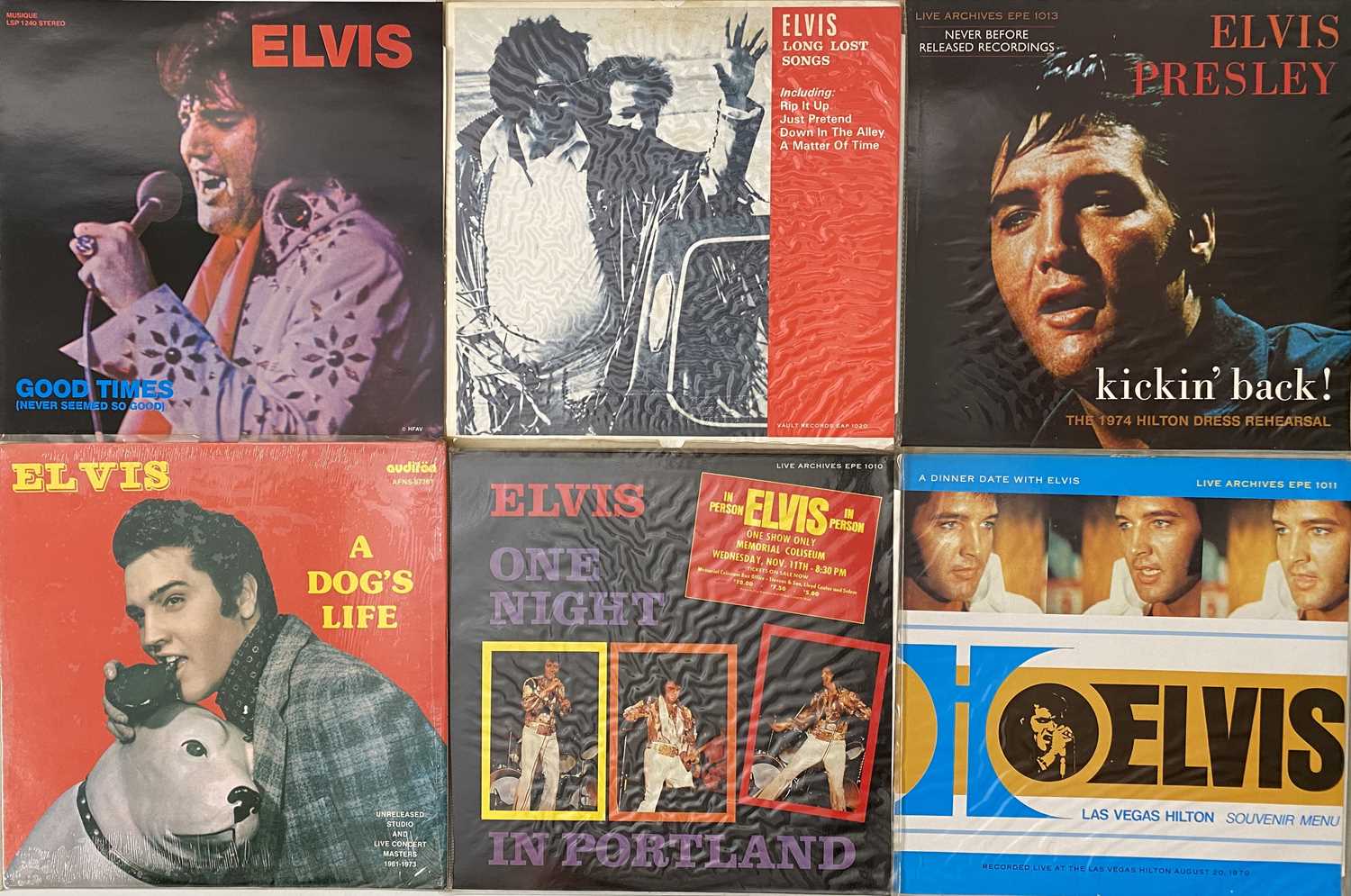 ELVIS PRESLEY - LP COLLECTION (PRIVATE/ COMPS) - Image 4 of 6