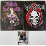 ZAKK SABBATH - SIGNED POSTERS.