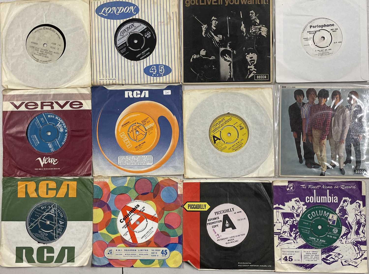 60s 7" (INC. PSYCH/GARAGE/MOD) - MANY RARITIES INC. DEMOS. - Image 2 of 4