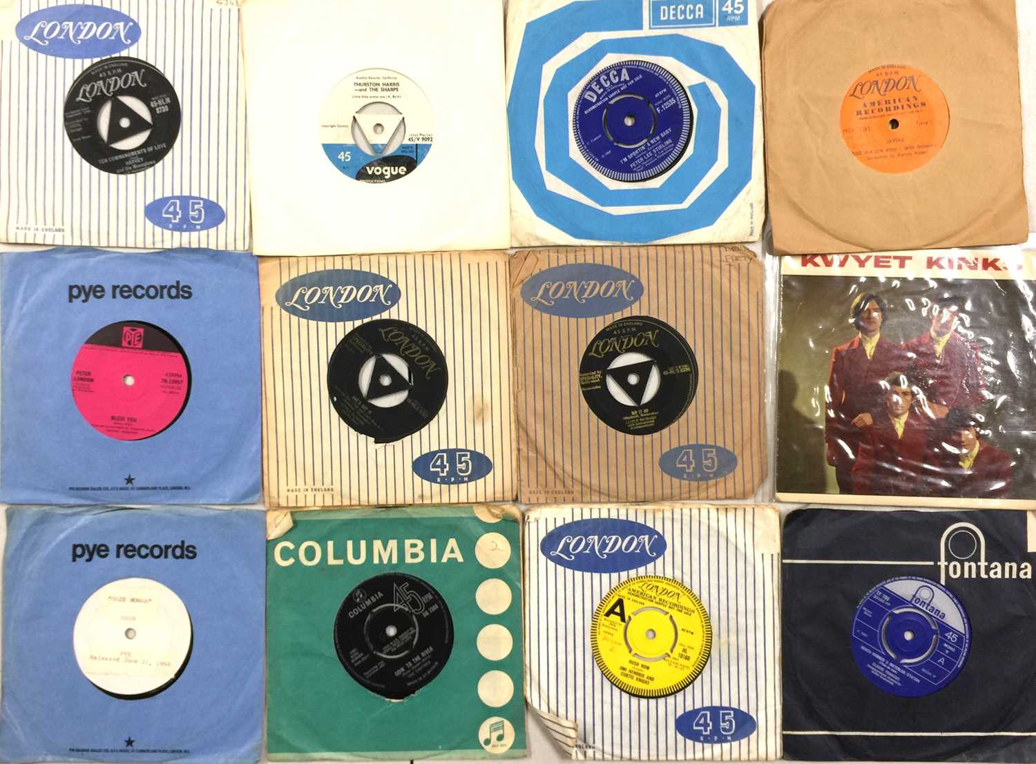 60s 7" (INC. PSYCH/GARAGE/MOD) - MANY RARITIES INC. DEMOS. - Image 2 of 4