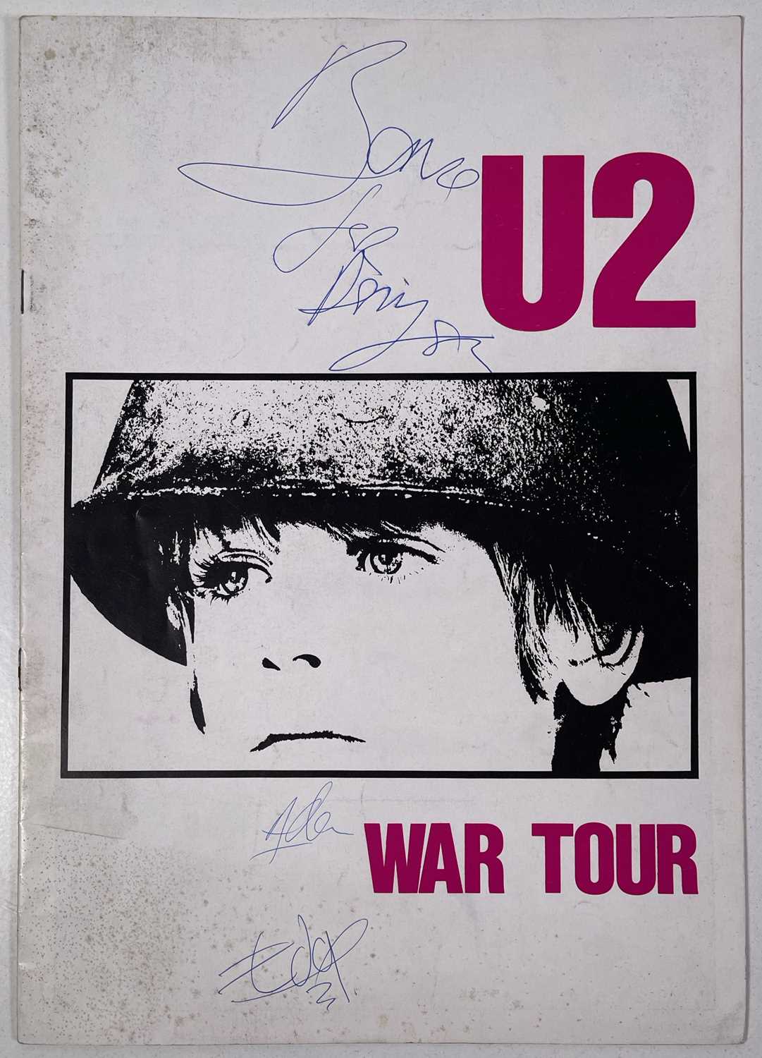 U2 - SIGNED 'WAR' TOUR PROGRAMME. - Image 2 of 5