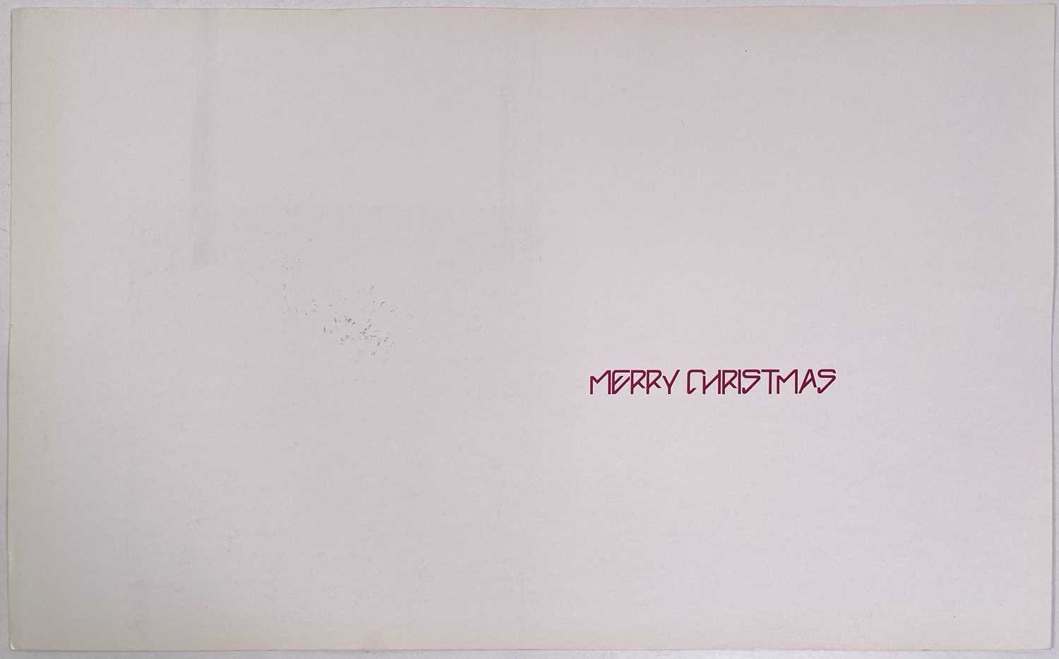 QUEEN - FREDDIE MERCURY OWNED AND SIGNED RADIO GA GA CHRISTMAS CARD PROOF. - Image 3 of 5