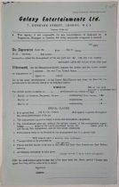 IKE AND TINA TURNER - ORIGINAL 1968 CONCERT CONTRACT.