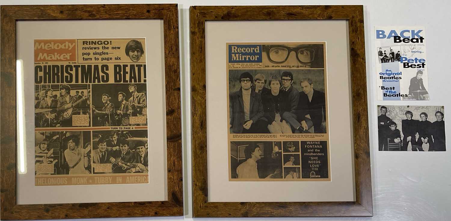 AUTOGRAPHS INC MANFRED MANN / PETE BEST.