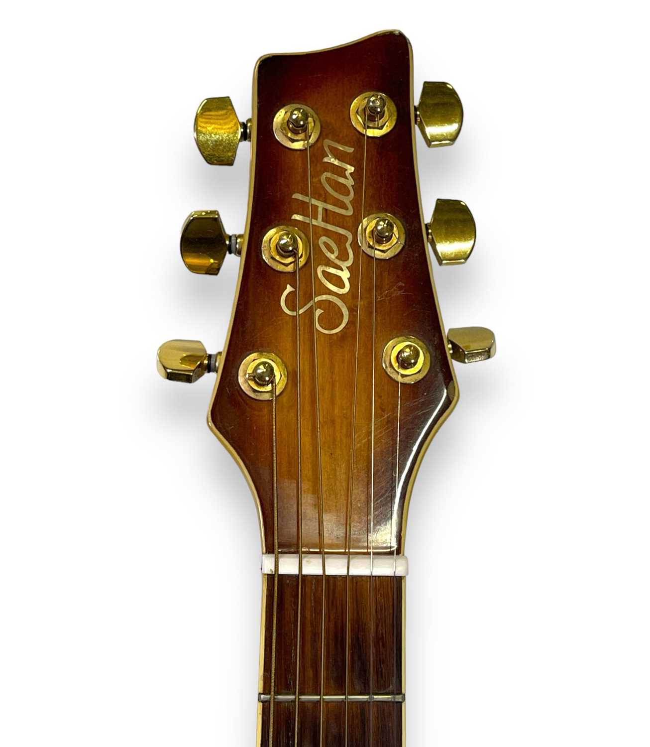 SAEHAN SSC75 SEMI-ACOUSTIC GUITAR. - Image 5 of 8