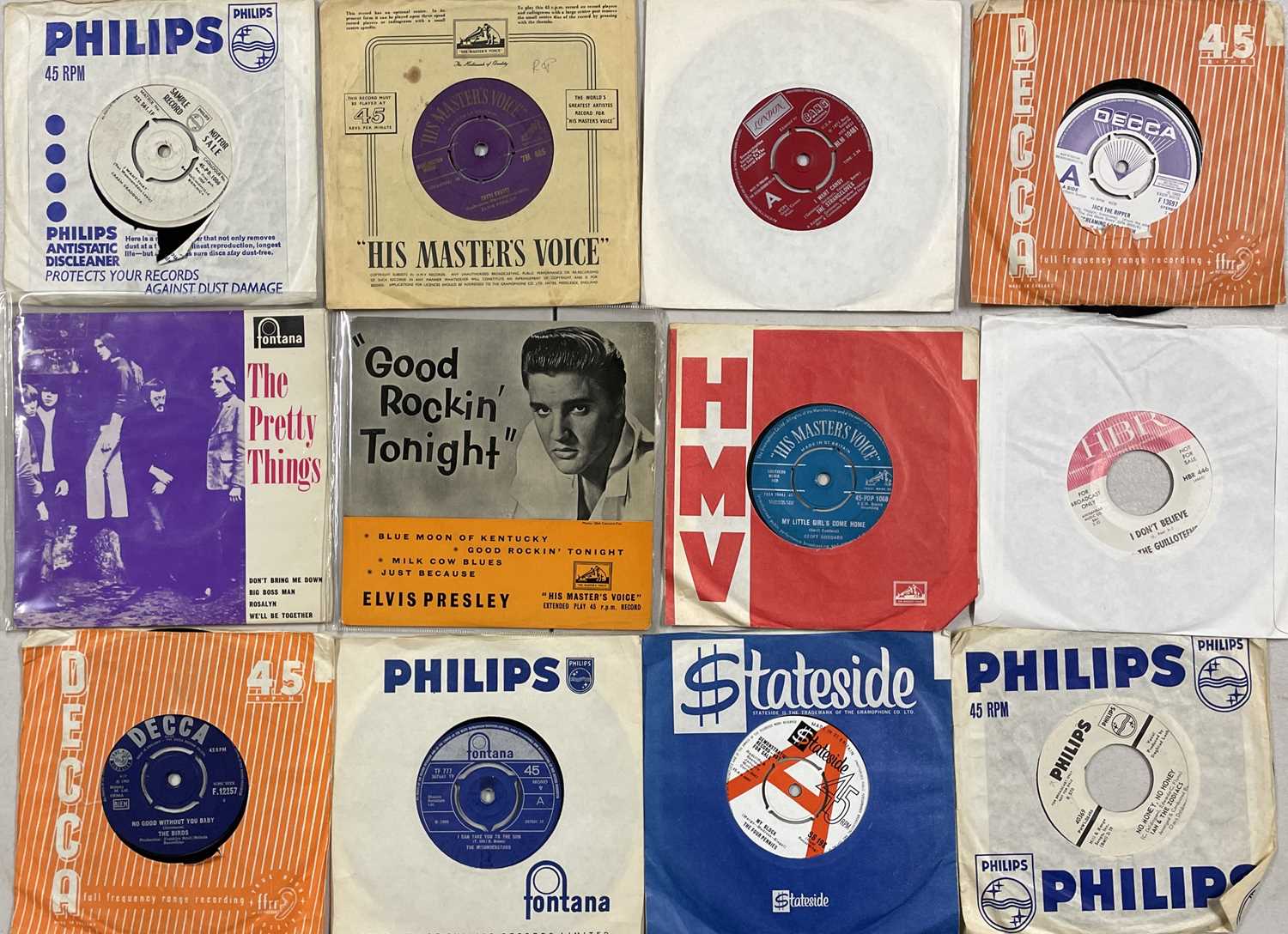 60s 7" (INC. PSYCH/GARAGE/MOD) - MANY RARITIES INC. DEMOS.