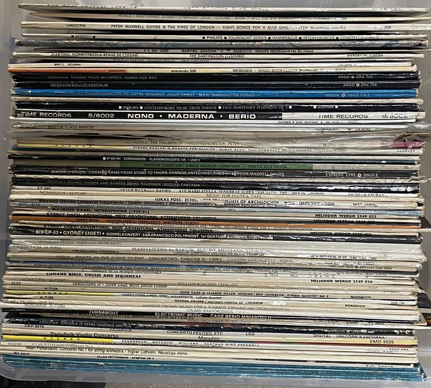 CONTEMPORARY/ MODERN/ AVANT - CLASSICAL LP COLLECTION